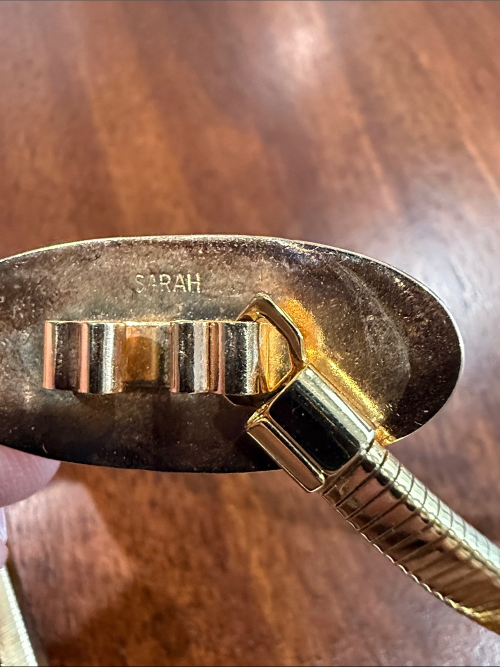 Vintage Sarah Coventry Gold Tone Belt with Oval Buckle - Picture 3 of 3